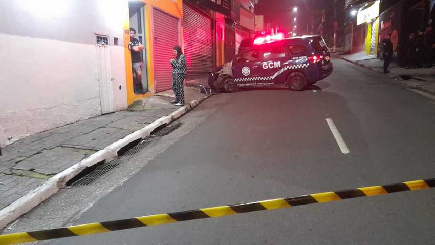 viatura de Mauá batida