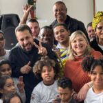 Bete Siraque faz agenda com Boulos na divisa de Santo André  e SP