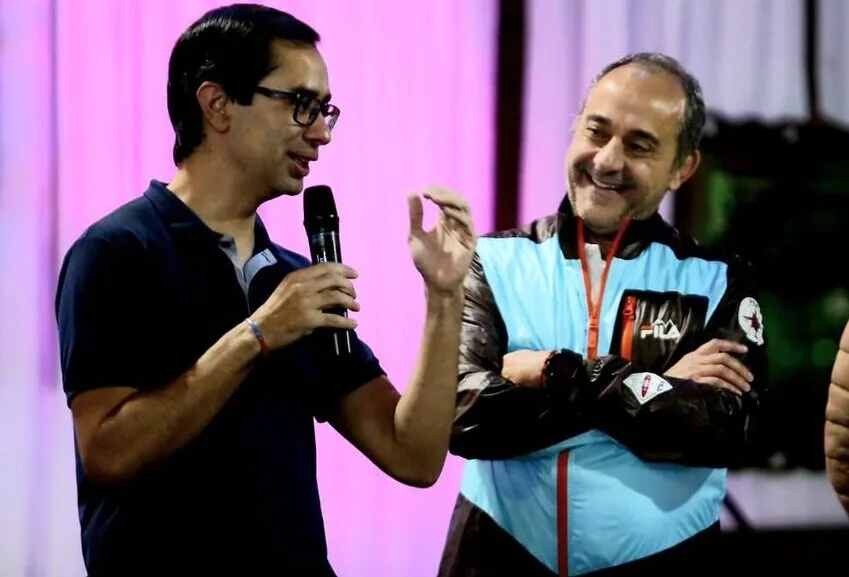 Pré-candidato a prefeito de Ribeirão Pires, Guto Volpi participa de encontro com jovens e mulheres católicos