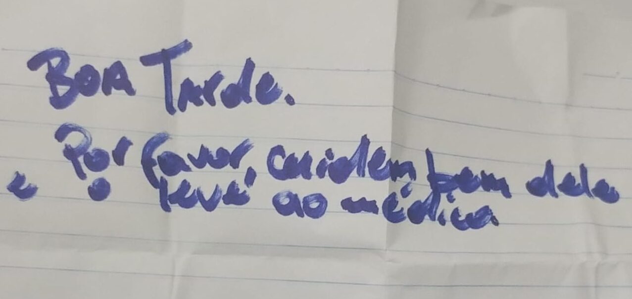 bilhete de mãe