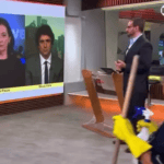 funcionária da limpeza na GloboNews