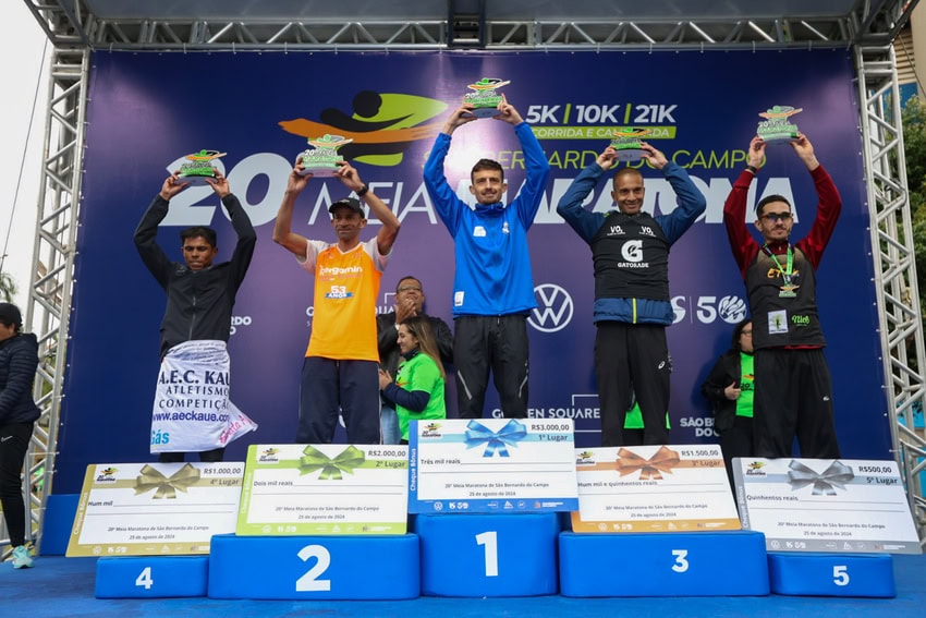 Vencedores da Meia Maratona de São Bernardo