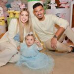 Casal Juliana e Walce Costa celebram aniversário de um ano da filha Alice em buffet de Santo André