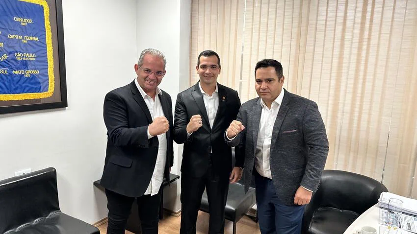 Luiz Zacarias se encontra com Deputado Estadual Capitão Telhada para discutir sobre segurança pública