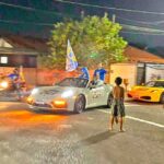 Ferrari em carreta em Marília