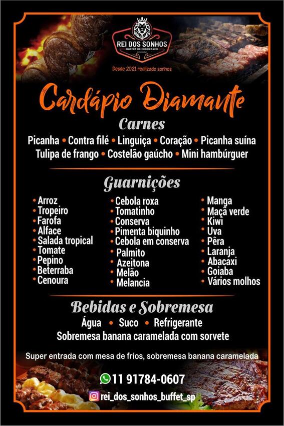 Cardápio