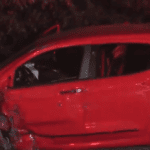 carro roubado e batido