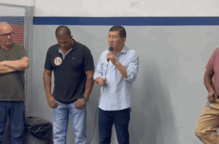 Na manhã desta quarta-feira, 11 de setembro, o candidato a prefeito de Diadema, Taka Yamauchi, visitou a empresa Microcast, localizada na Rua Maria de Lourdes, no bairro Serraria.