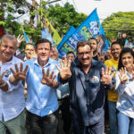 Ratinho e Flávia Morando