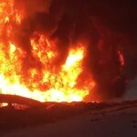 fogo na tubulação da sabesp