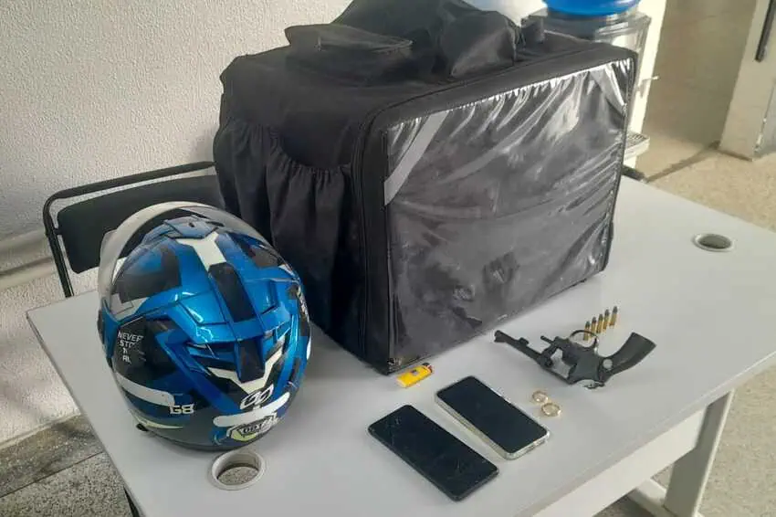 bag utilizada por ladrão em São Caetano
