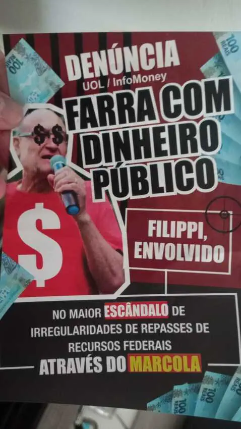 Jornal apócrifo contra prefeito Filippi