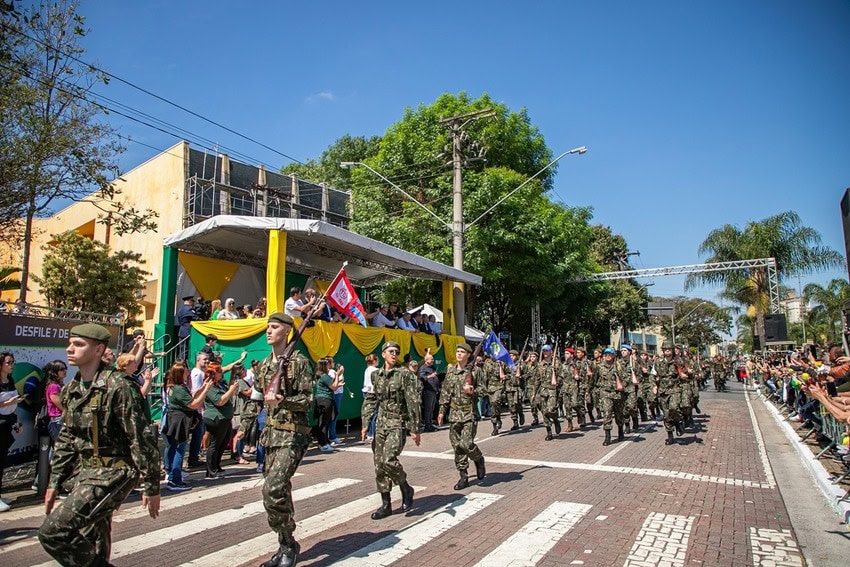 Prefeitura de São Caetano realiza tradicional Parada Cívico-Militar na Avenida Goiás