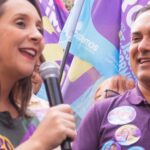 Renata Abreu e Marcelo Lima