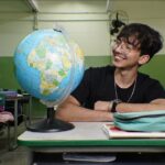 estudante de escola estadual