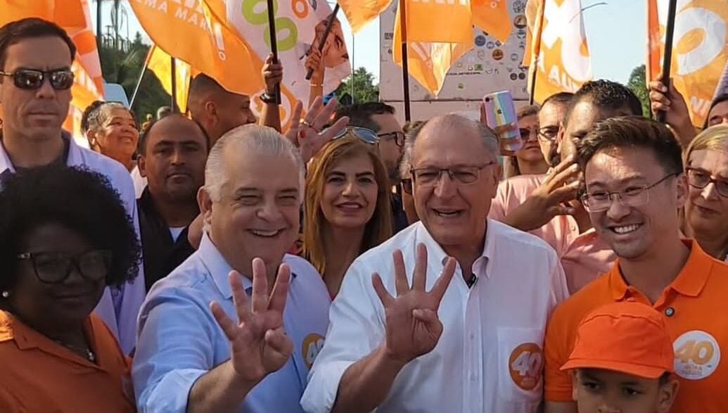Márcio França - Alckmin e Akira Auriani