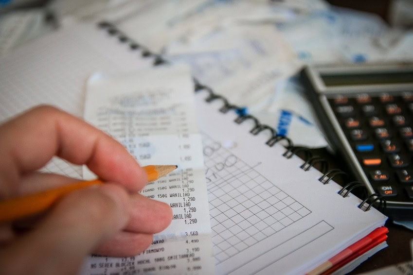 anotação no caderno