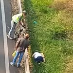 mulher caída na Anchieta