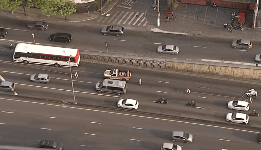 acidente com motociclista