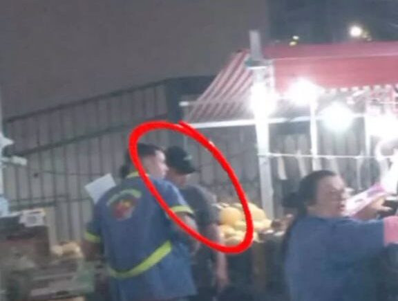 Marcos na feira livve