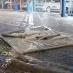 rua do bairro assunção alagada