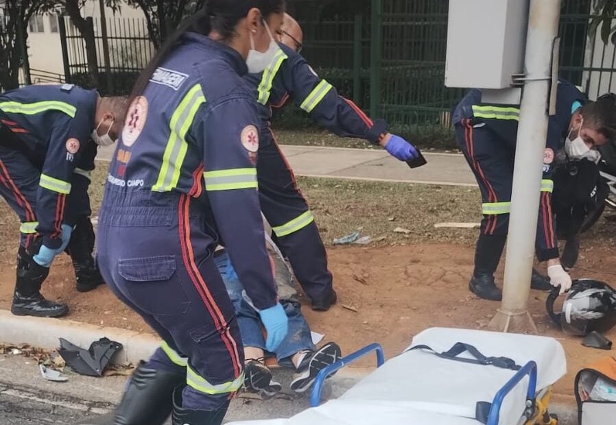 acidente no centro