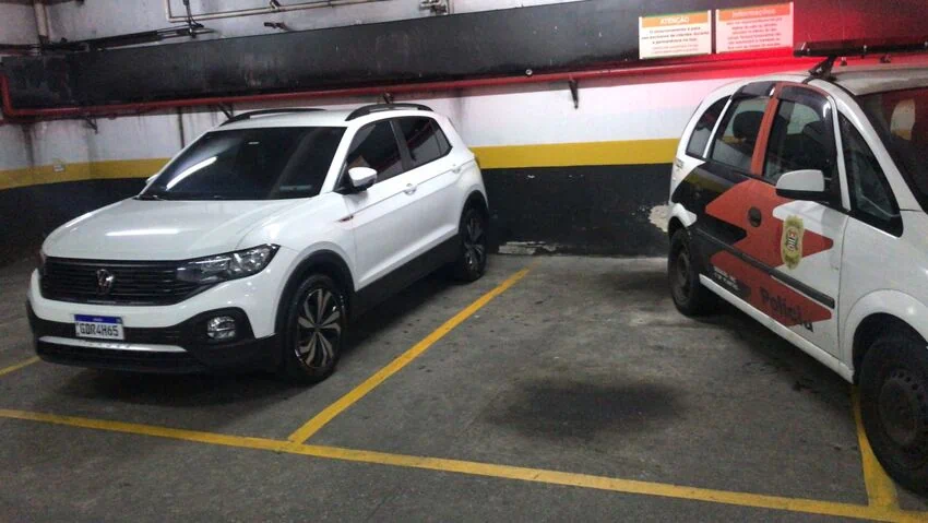 carro da segurança do Lula