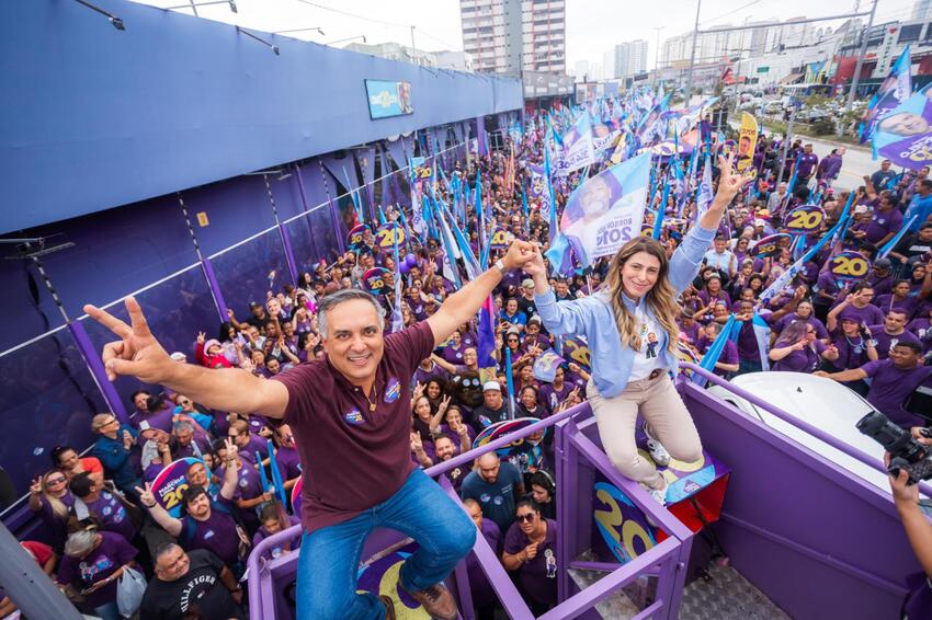 Marcelo Lima e vice Jéssica