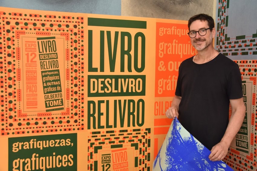 Santo André recebe exposição “Livro, Deslivro e Relivro” de Gilberto Tomé