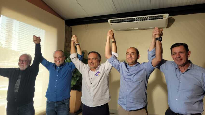 Tite Campanella, Guto e Clóvis Volpi declaram apoio a Marcelo Lima no 2º turno