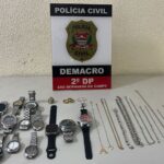 Polícia apreende joias, relógios e objetos furtados em operação em SBCPolícia apreende joias, relógios e objetos furtados em operação em SBC