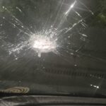 vidro de carro quebrado na Anchieta