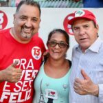 Marcelo Oliveira realiza caminhada junto com o Ministro Luiz Marinho
