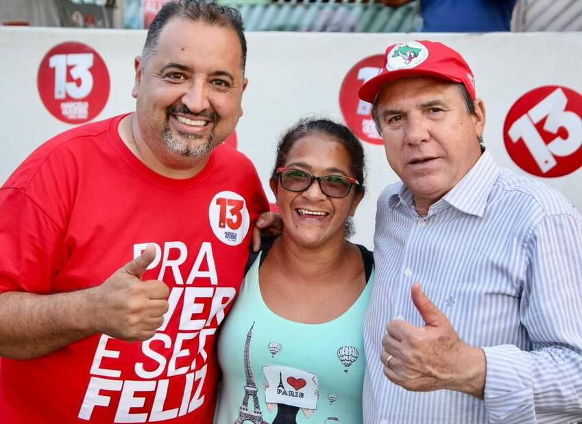 Marcelo Oliveira realiza caminhada junto com o Ministro Luiz Marinho