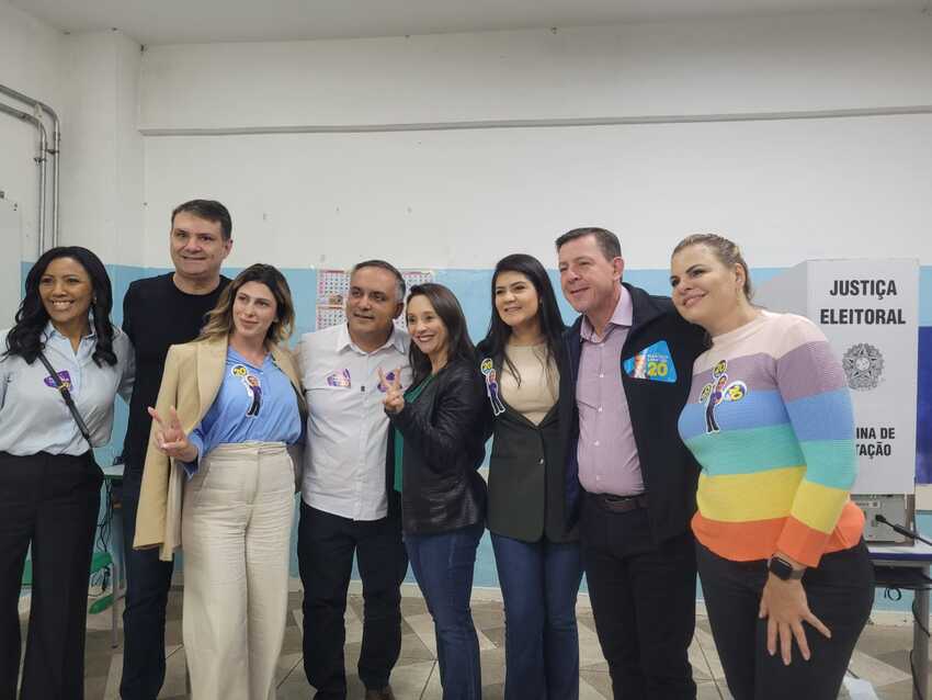 Em tom de vitória, Marcelo Lima vota em São Bernardo