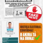 Justiça Eleitoral mais uma vez barra ataques mentirosos à campanha de Akira Auriani