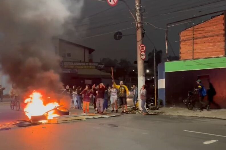 protesto contra a Enel