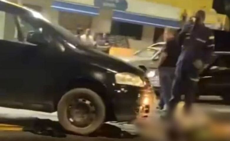 acidente na Índio Tibiriçá
