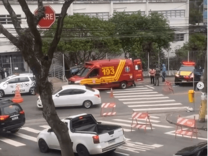 acidente com caminhão