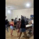 confusão no velório