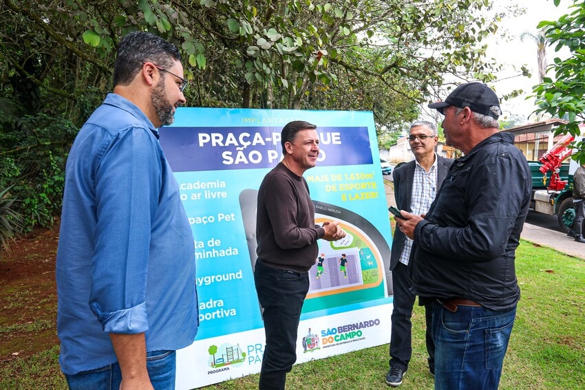 Prefeito Orlando Morando autoriza início das obras de implantação de Praça-Parque no Jardim da Represa