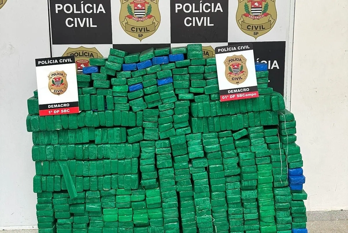 drogas apreendidas em van