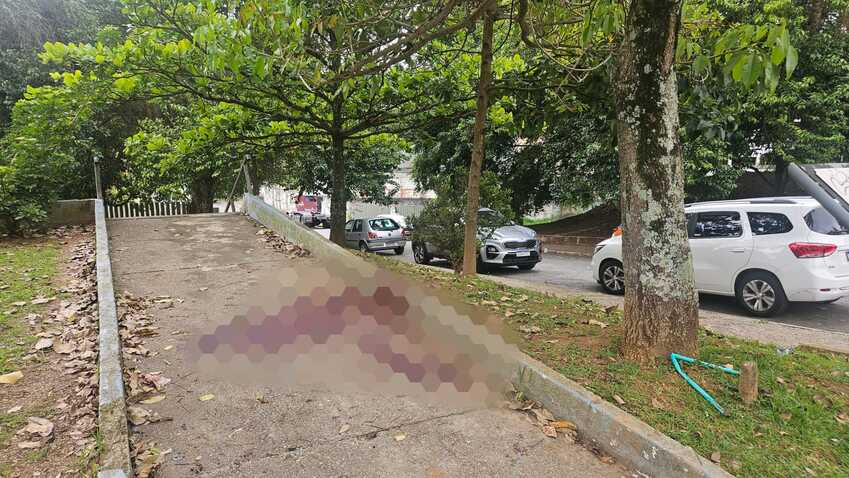 local do homicídio em São Bernardo