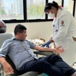 Taka Yamauchi destaca a solidariedade ao doar sangue no Dia Nacional do Doador