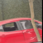 carro no muro