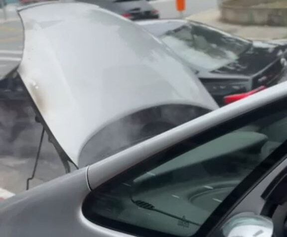 incêndio em carro