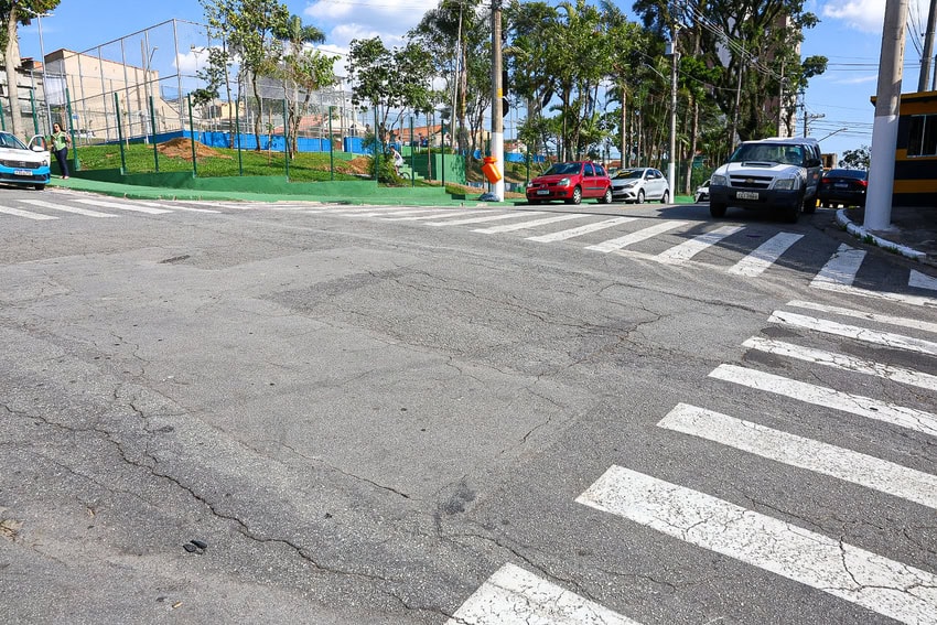asfalto na Vila Rica