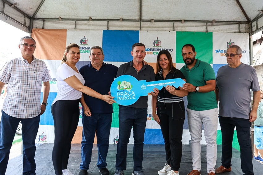 Prefeito Orlando Morando inaugura a 67ª Praça-Parque de São Bernardo