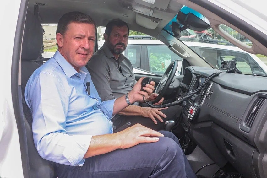 Orlando Morando e Coronel Carlos Alberto