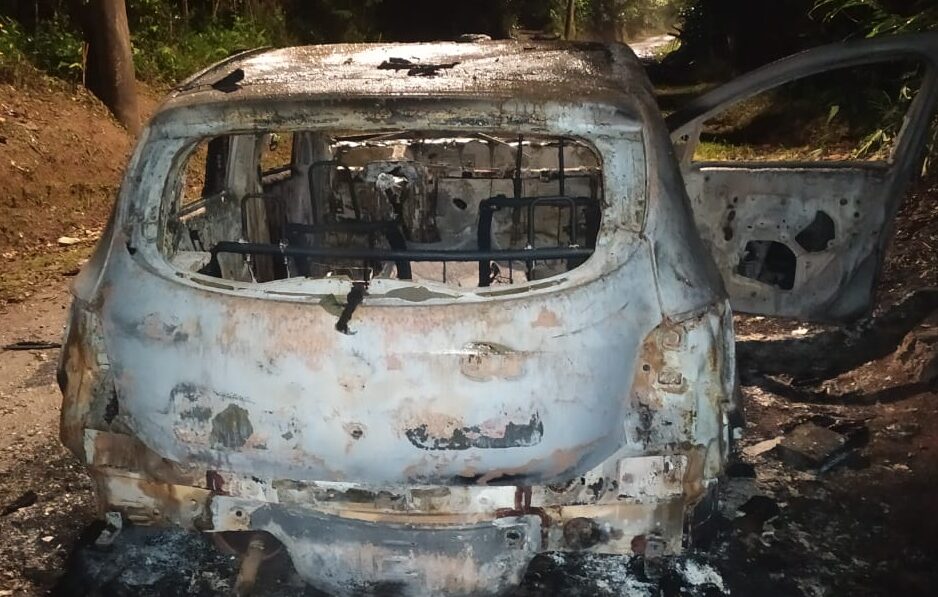 carro queimado